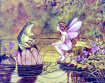 Fairy Drawing Etsy