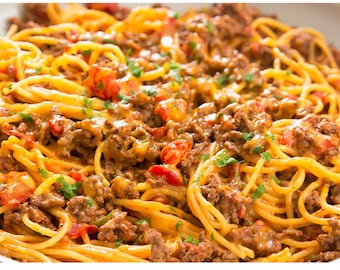 Ricetta degli spaghetti con taco (download digitale) ~ Una rivisitazione di un classico