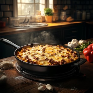 Philly Cheesesteak Casserole Digital Download Recipe Printable