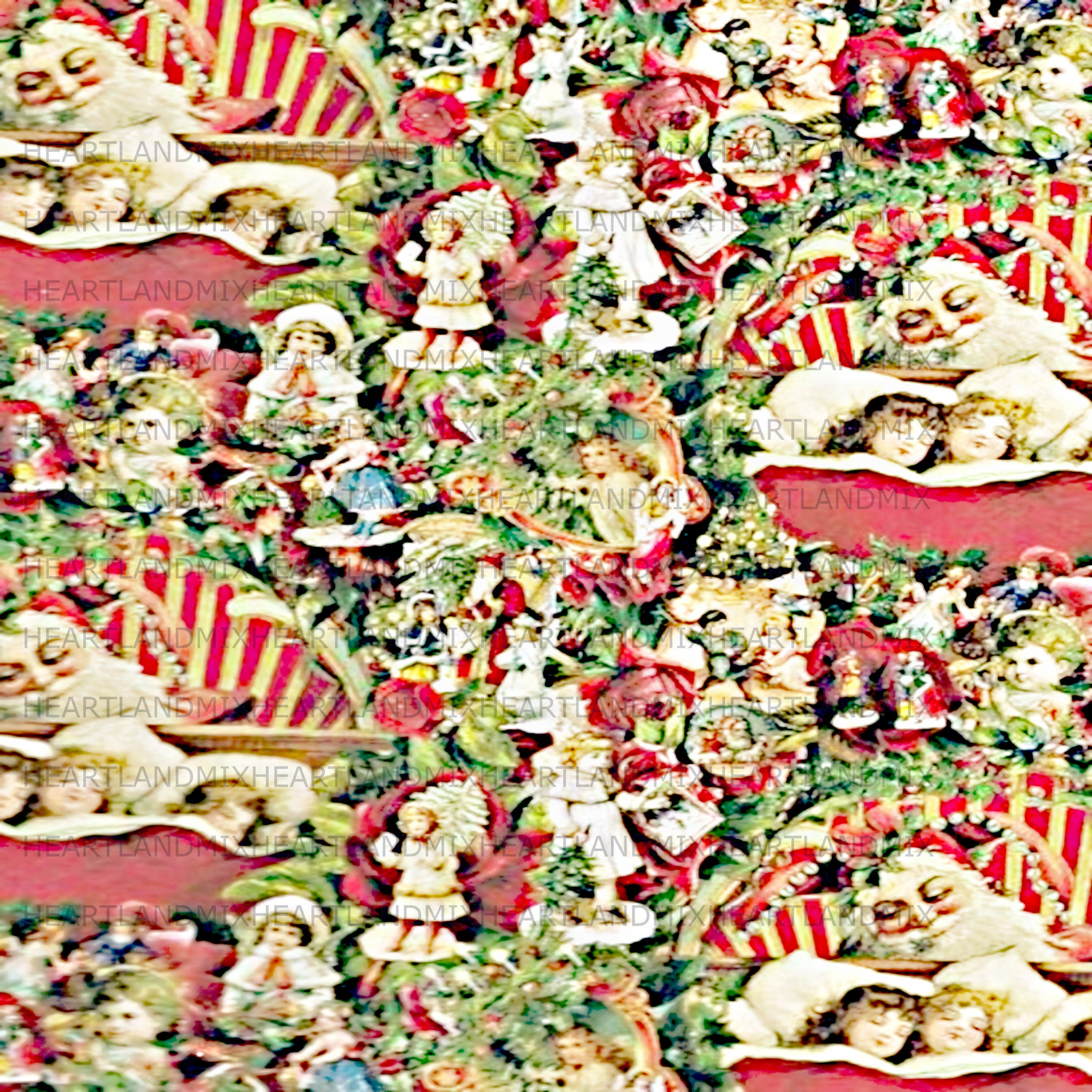 Victorian Christmas Wrapping Paper 