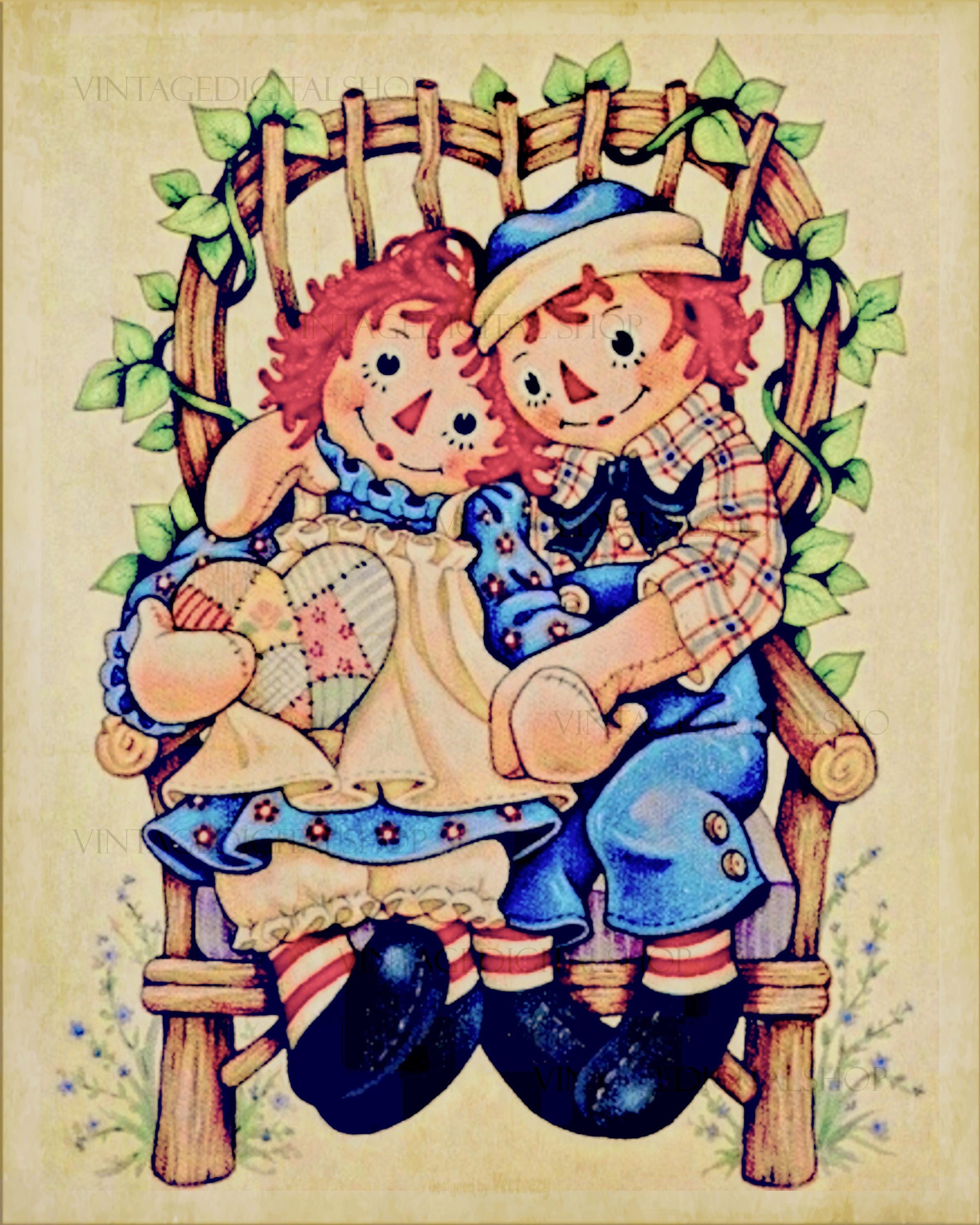 Raggedy Ann Wall Art - Etsy