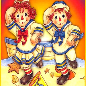 Raggedy Ann Wallpaper - Etsy