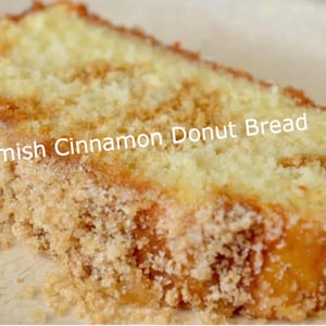 Amish Cinnamon Donut Bread RECIPE DIGITAL DOWNLOAD Printable
