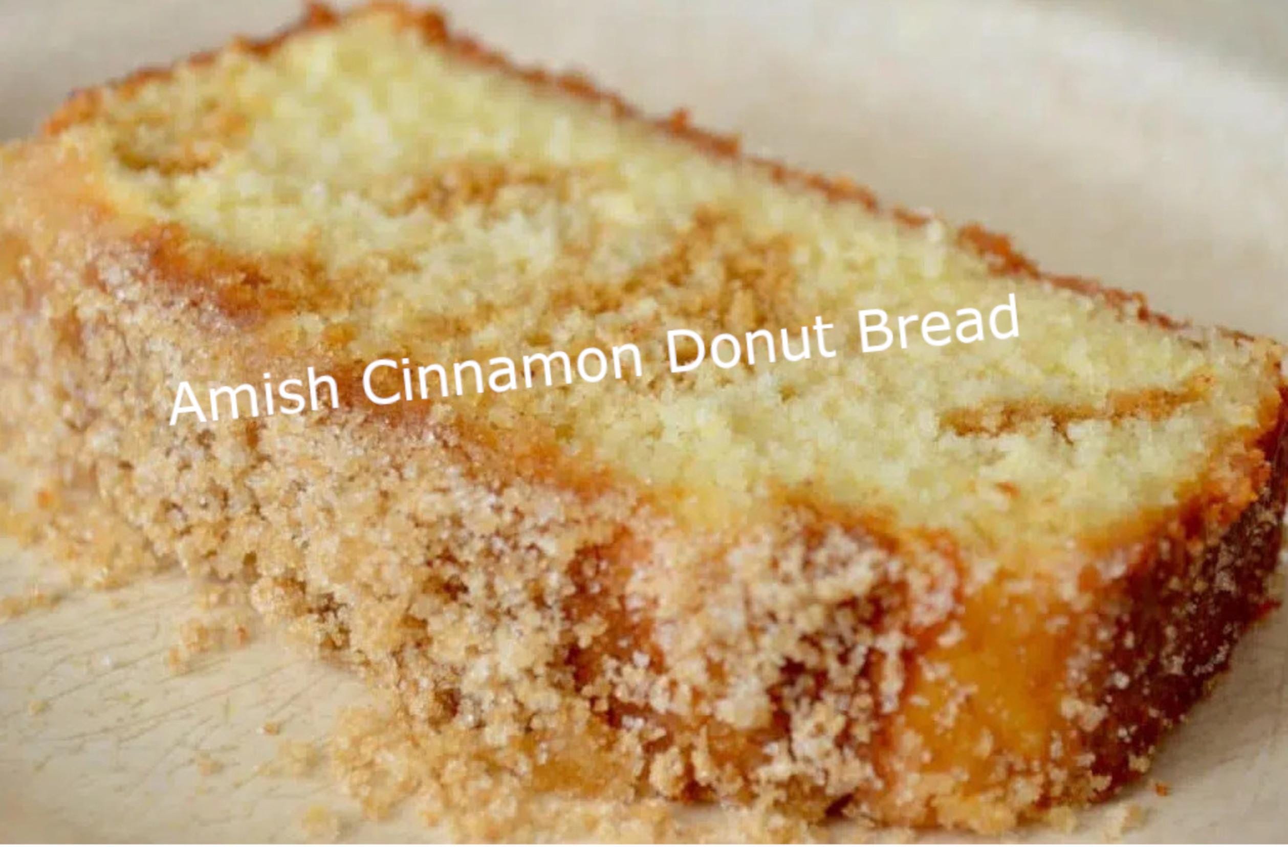 Amish Cinnamon Donut Bread RECIPE DIGITAL DOWNLOAD Printable