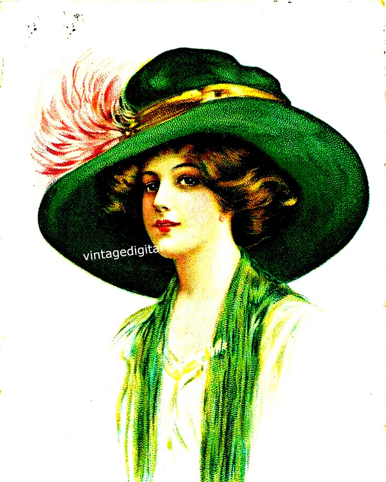 Vintage Digital Image Wall Art Download Printable Edwardian Era Easter ...