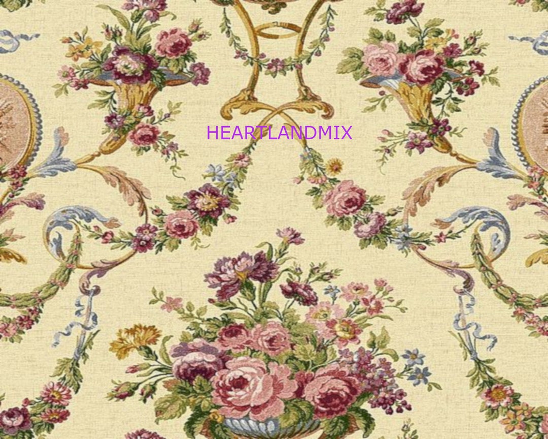 Victorian Vintage Seamless Wallpaper Digital Image Instant Download