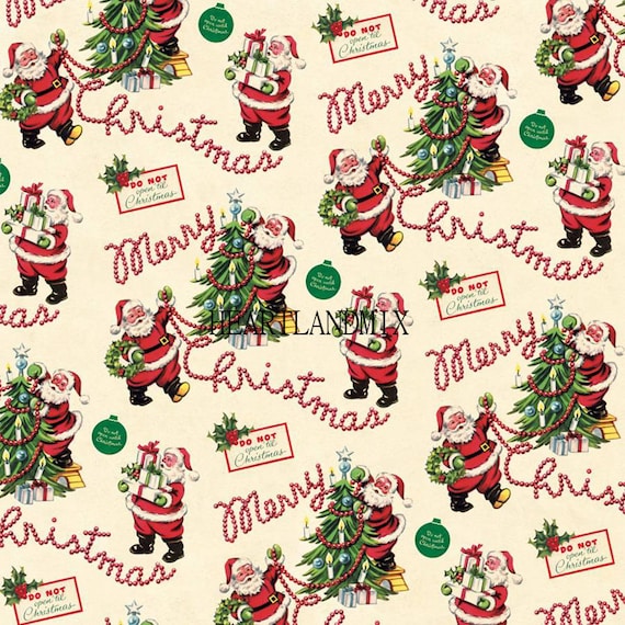 vintage merry christmas wallpaper