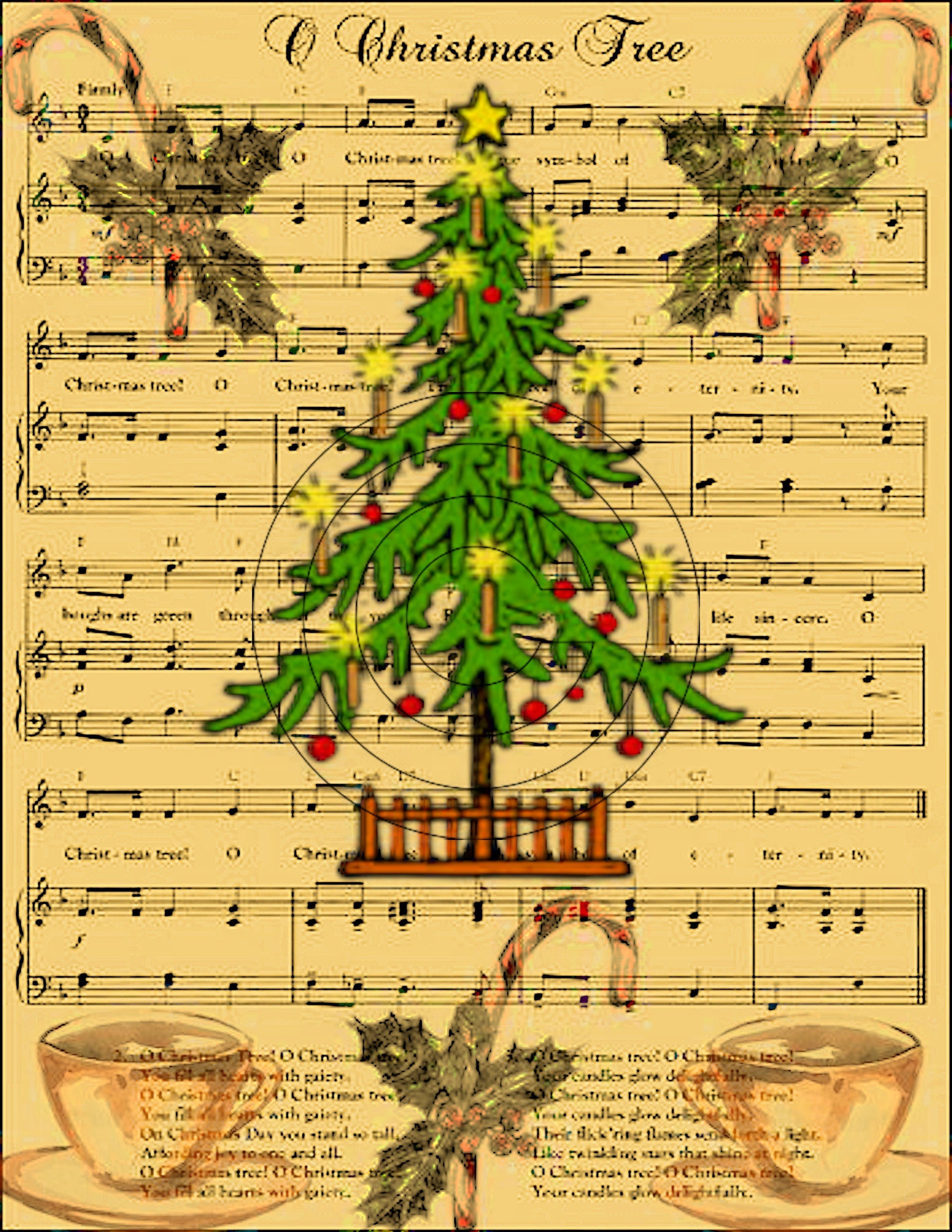 Vintage musical christmas tree Outlet
