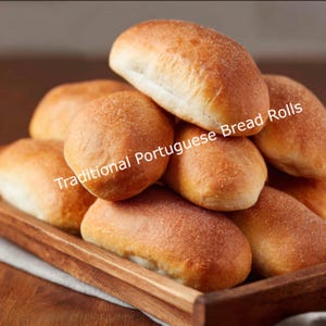 Traditional PORTUGUESE BREAD ROLLS Digital Download Recipe Printable