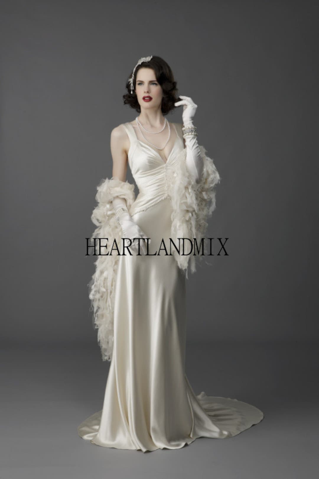1940s bride top