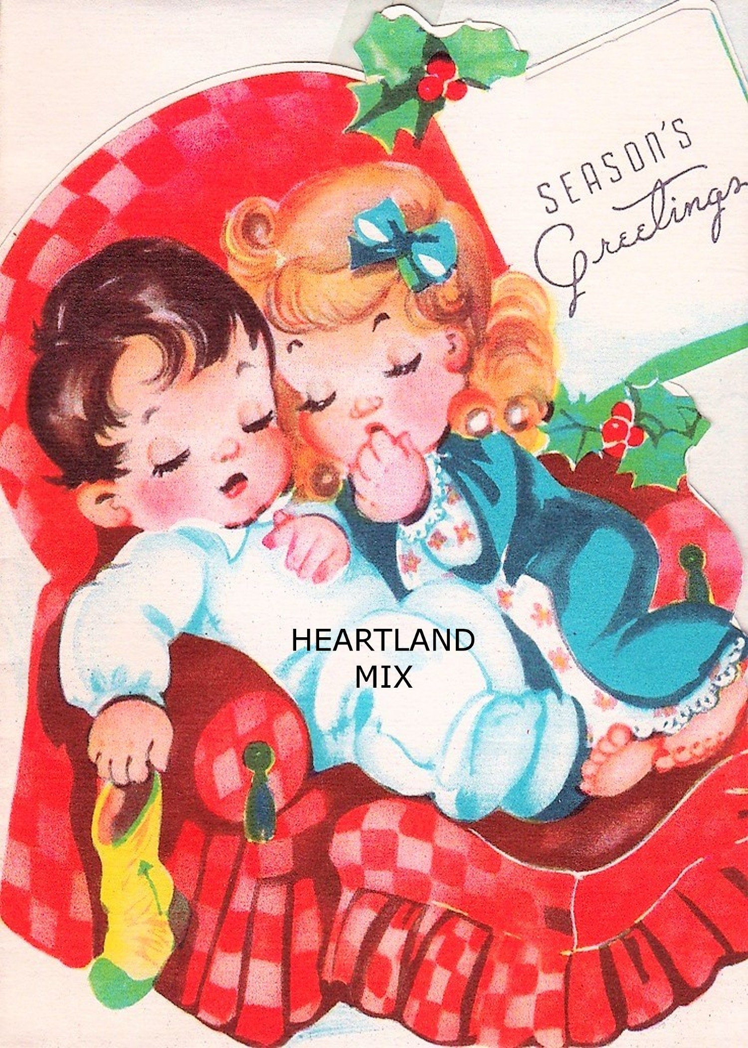 Vintage Christmas Digital Image Download Printable 300 DPI | Etsy