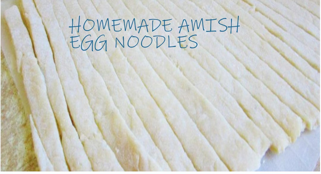 Noodle Making Rustic Amish Home Made Noodle Digital Download Recipe Printable - Etsy