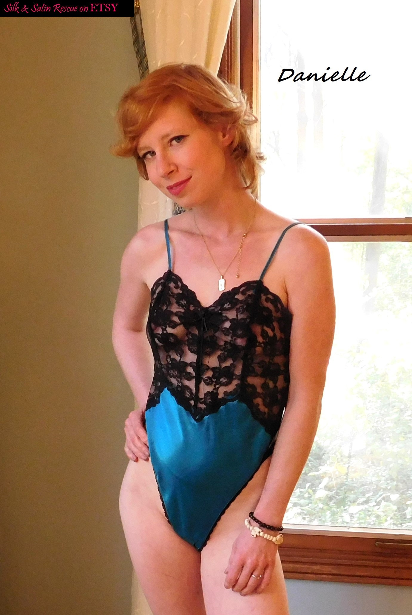 Teddie Victoria's Secret - Noir Transparent - Taille M - Occasion Très Bon état