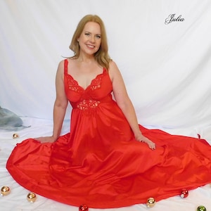 Plus Size Nylon Nightgown Etsy UK