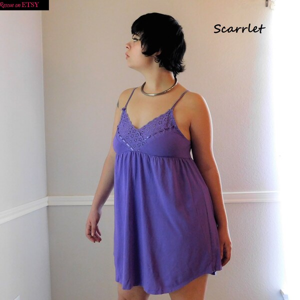 Cotton Babydoll Nightgown Etsy