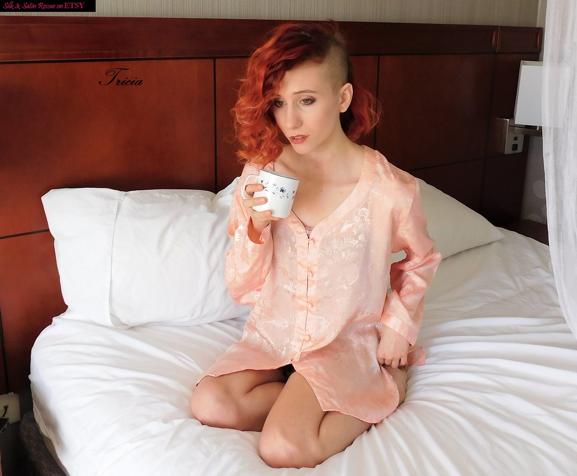 victoria secret satin nightshirt