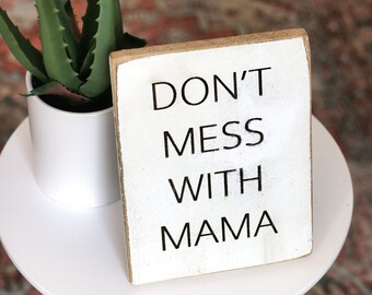 Mama Engraved Sign for Mother's Day or Birthday