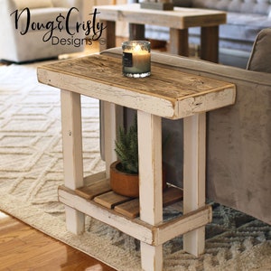 High Rise Luxe Side Table 26x10x23H