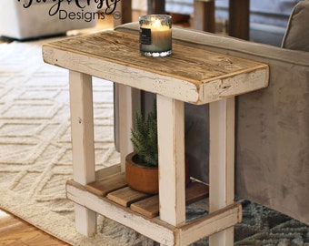 High Rise Luxe Side Table 26x10x23h - Etsy