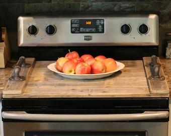 Stove Top Cover for Gas or Electric Stove - 7 Colors | Noodle Tray
