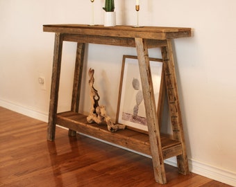 A-Frame Console Table 50x10x36H