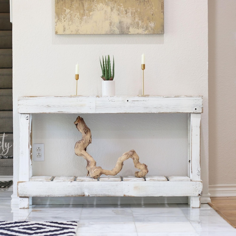 Blue Console Table - Etsy