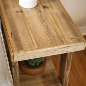 Natural A-frame End Table - Etsy