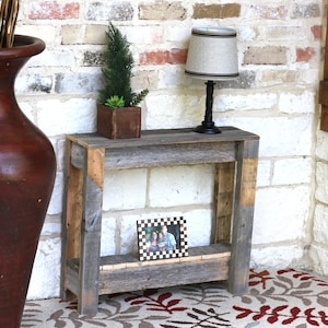 Rustic Accent End Table