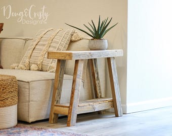 Aztec A-Frame Side Table