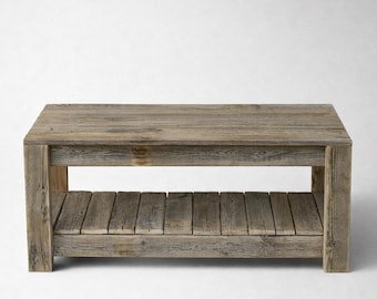 Original Coffee Table with Shelf