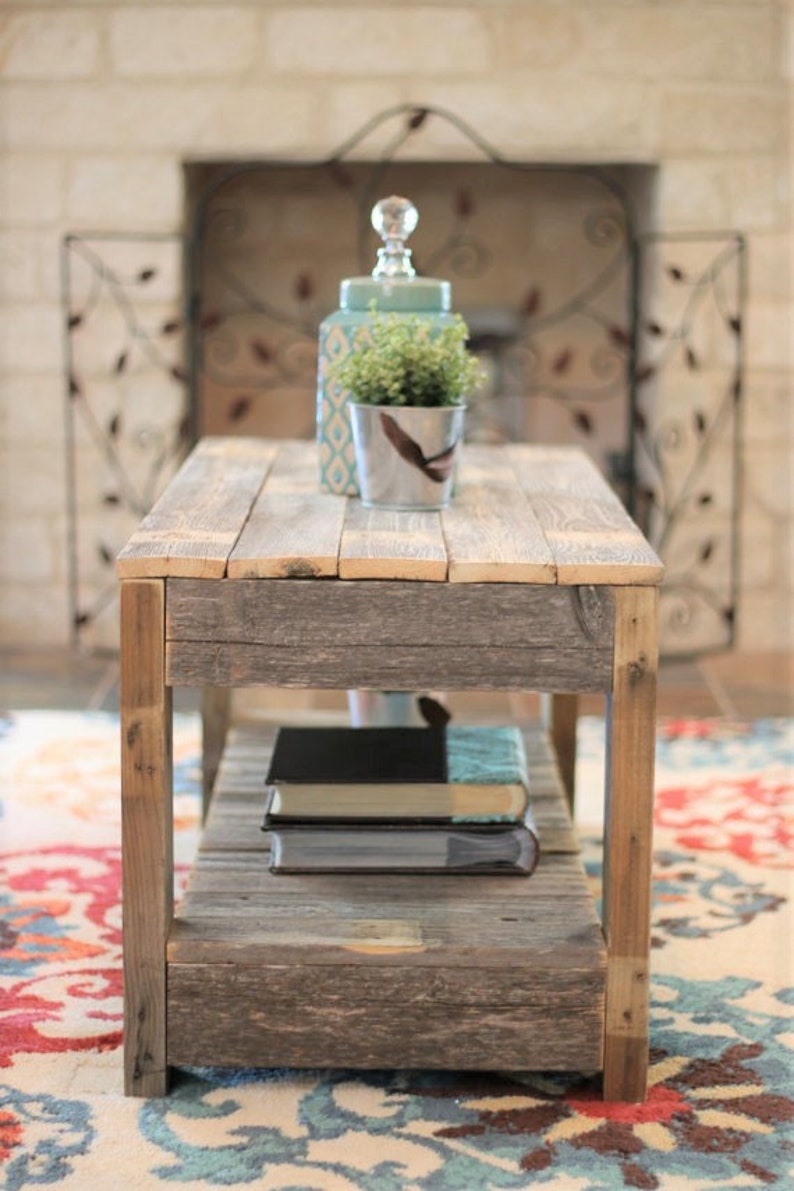 Original Coffee Table with Shelf image 8