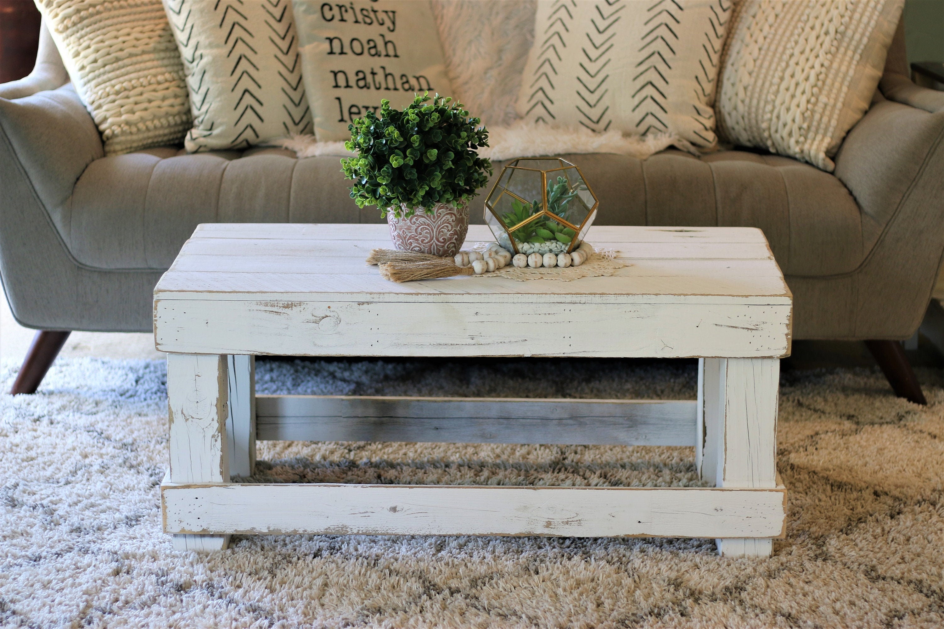 Original Coffee Table No Shelf Etsy