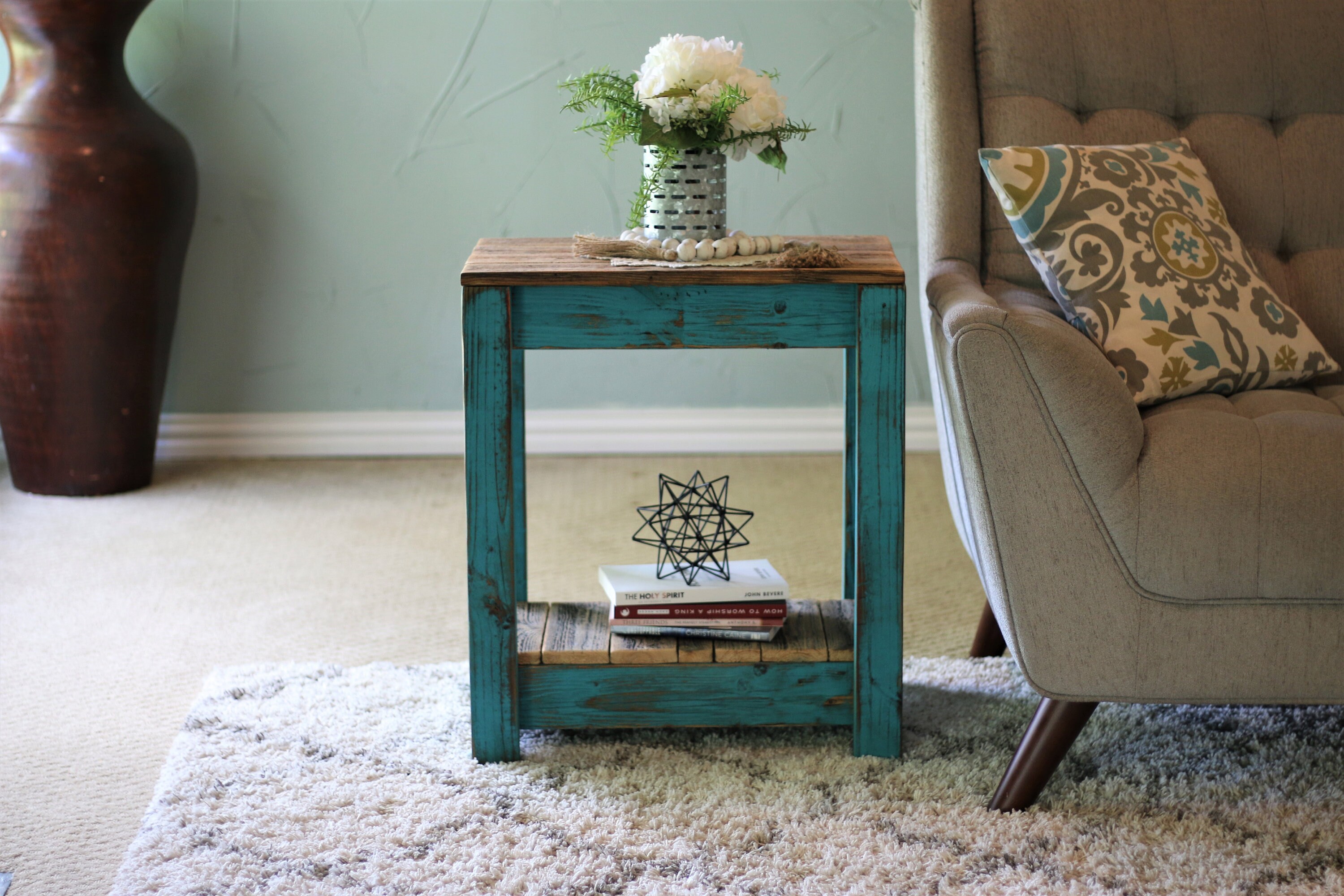 Combo End Table Etsy
