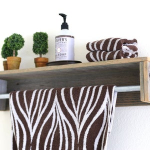 Simple Towel Bar Shelf