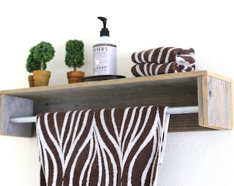 Simple Towel Bar Shelf