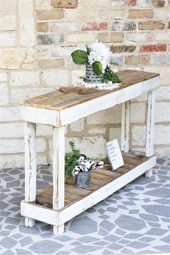 Colorful console sales table