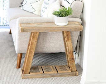 Single Top A-Frame Accent Table