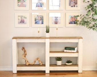 White Combo 60" Midway Console