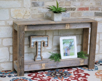 Original Farmhouse Sofa Table 46"x10"x28H"