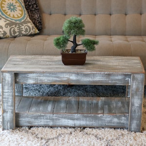 Original Coffee Table with Shelf image 4