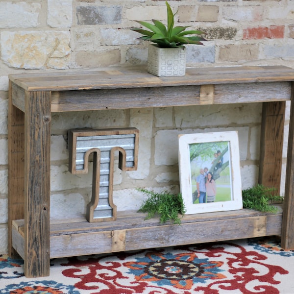 Farmhouse Console Table Etsy