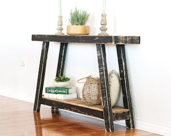 46-inch Aztec A-frame Console Table