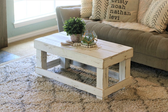 Off white farmhouse coffee table online