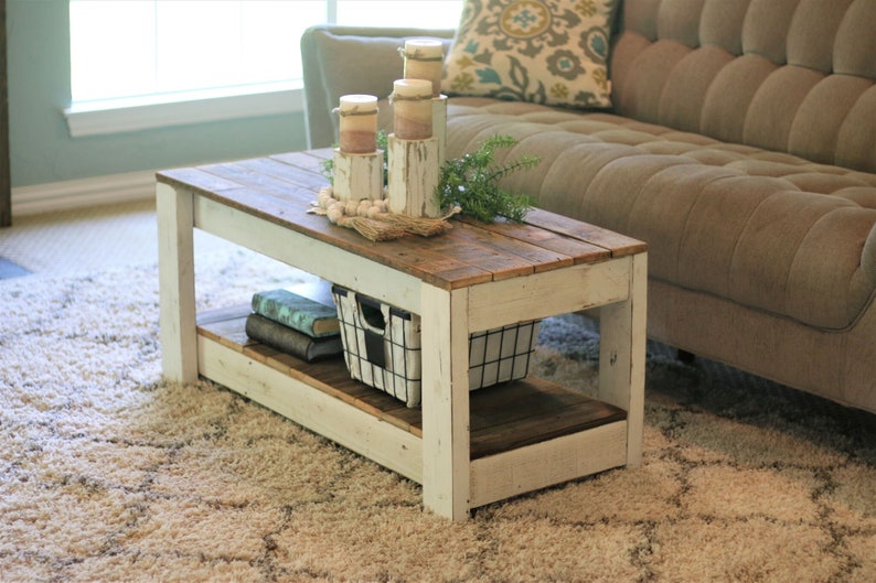 Combo Coffee Table with Shelf image 1