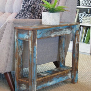 Heavily Distressed Side Table image 2