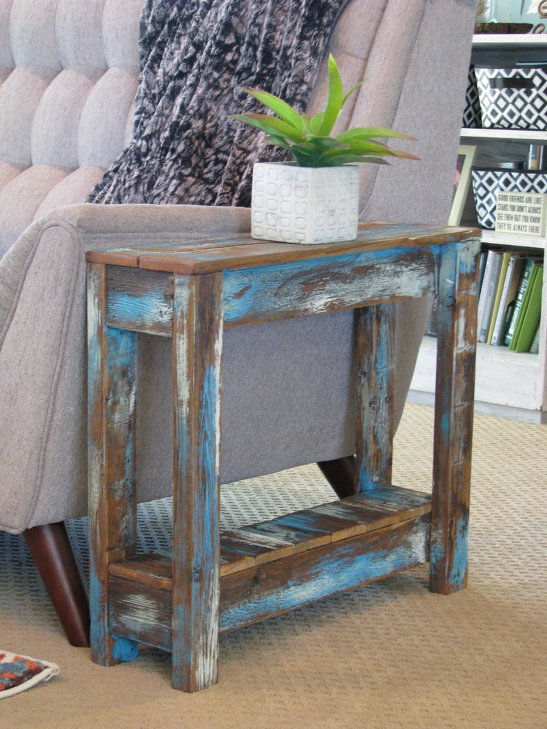 Heavily Distressed Side Table image 2