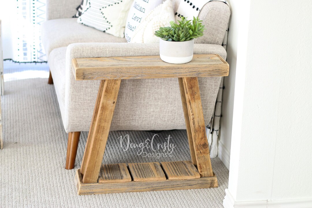 Table Above Single Single Top A-frame Accent Table - Etsy