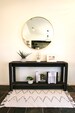 60' Black Farmhouse Console Table 