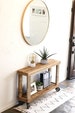 46' Luxe Console Table on Wheels 