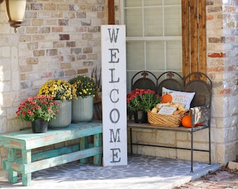 JUMBO Front Porch Welcome Sign